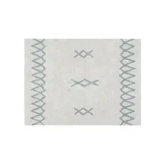 SUR DISEÑO - Alfombra Atlas Natural Azul Vintage 120 x 160cm