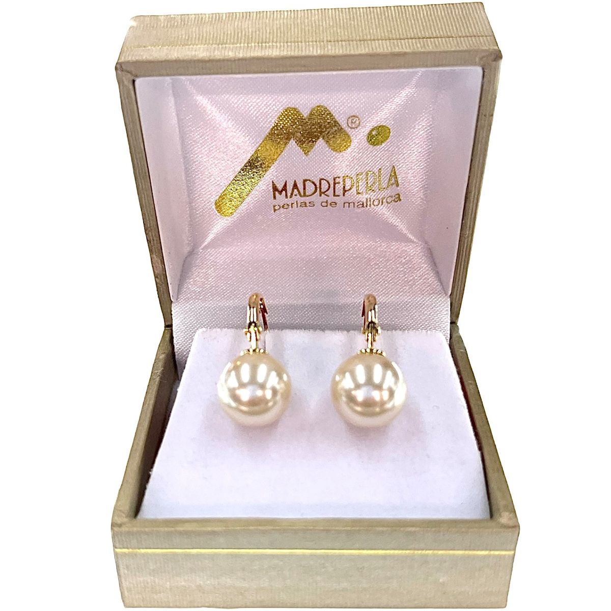MALLORCA - Argollas de Perlas Mallorca N 12 Enchapado en Oro
