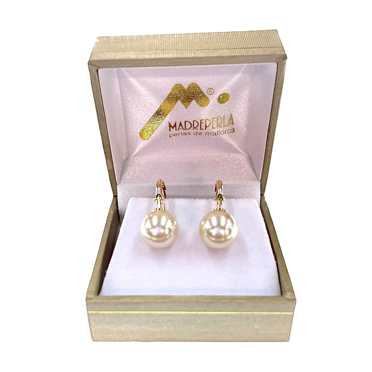 MALLORCA - Argollas de Perlas Mallorca N 12 Enchapado en Oro