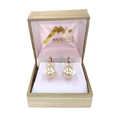 MALLORCA - Argollas de Perlas N 12 Enchapado en Oro