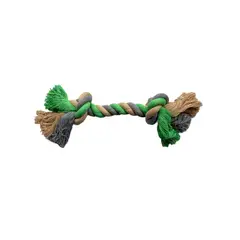 GENERICO - Juguete de Cuerda Mordedor para perros 28cm- verde