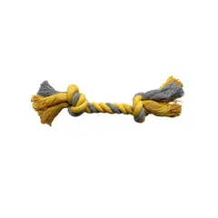 GENERICO - Juguete de Cuerda Mordedor para perros 28cm- Amarillo