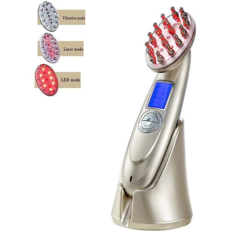 GENERICO - Peine Led Para Crecimiento Capilar Rf y Laser Pro