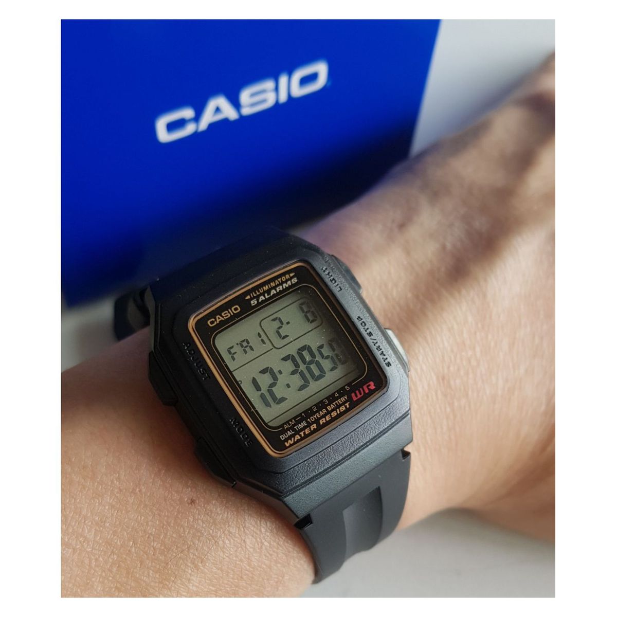 CASIO - Reloj Casio F-201WA-1ADF  Quartz Hombre
