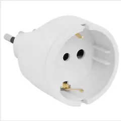 REMA - ADAPTADOR SCHUKO 10A 250V BLANCO