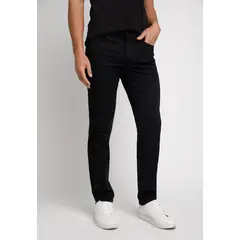 PERRY ELLIS - Pantalón Negro 5 Bolsillos