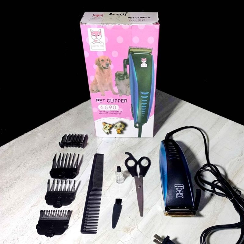 GENERICO - Máquina Cortadora De Pelo Con Palanca Para Mascotas Pet Clipper 6690