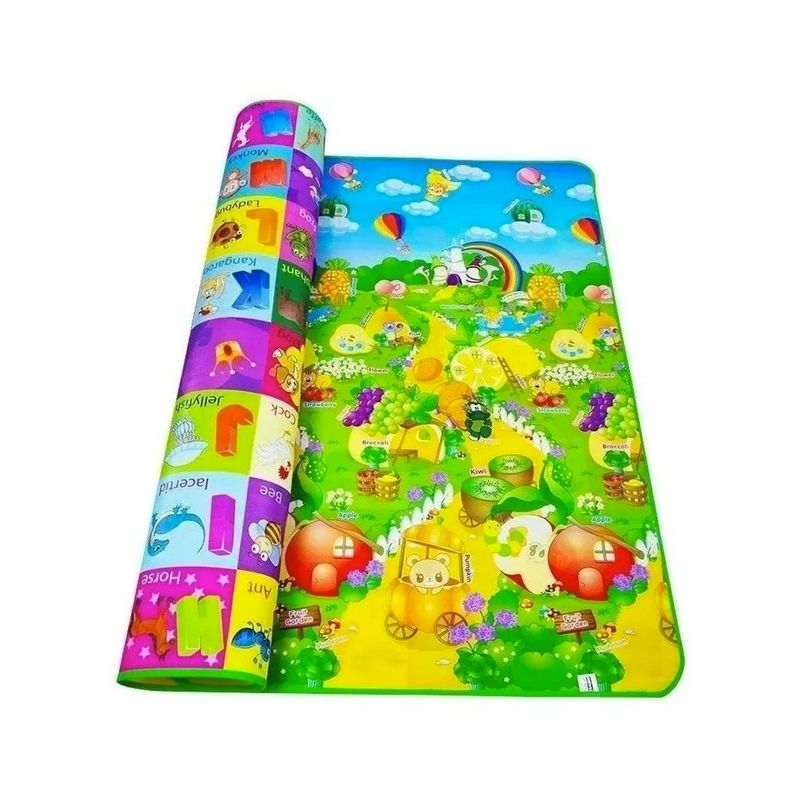 GENERICO - Alfombra Antigolpes Para Niños Bebes 180x150 Diseño 2 Lados
