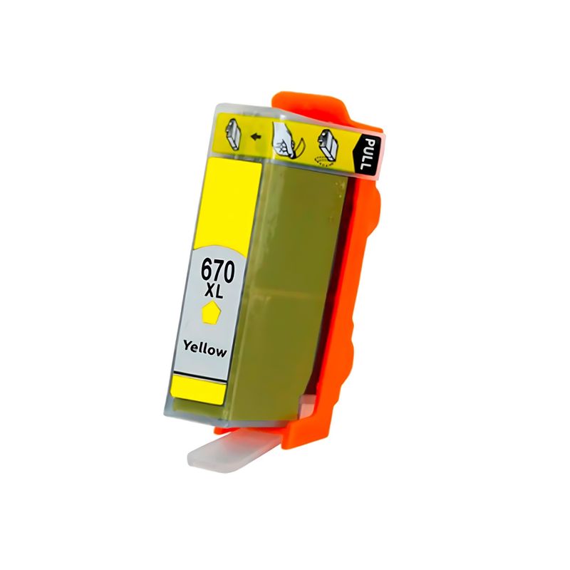LOGIC - CARTRIDGE  670XL AMARILLO  PARA HP DESKJET 4615