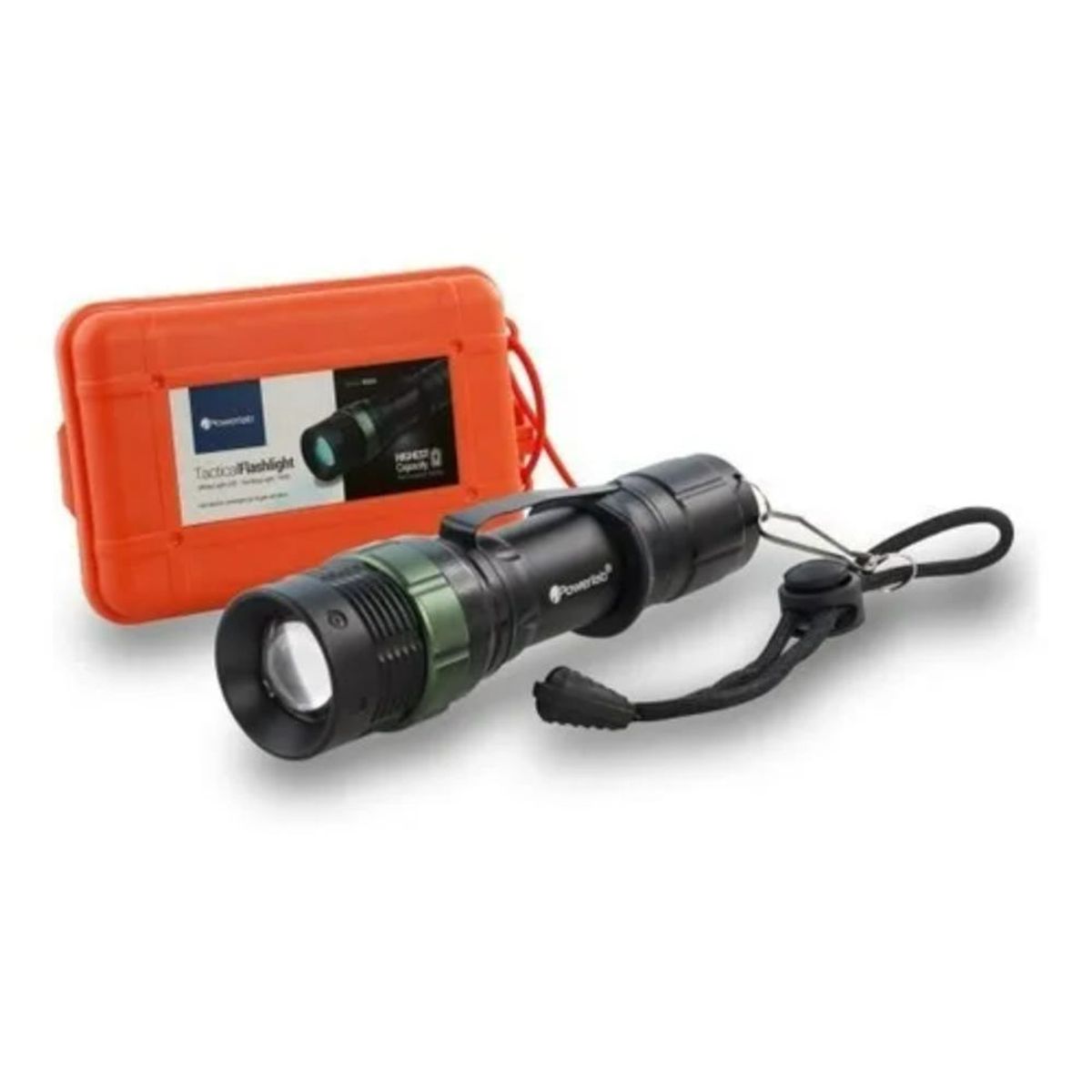 POWERLAB - LINTERNA DE MANO LED TACTICA ZOOM 1000 LUM. BLANCA POWERLAB