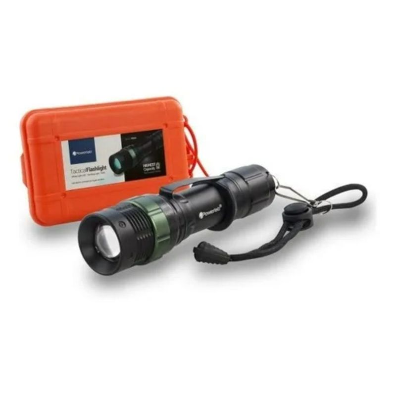 POWERLAB - LINTERNA DE MANO LED TACTICA ZOOM 1000 LUM. BLANCA POWERLAB