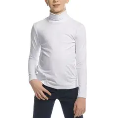 AGW - Pack 3 Beatle Blancos Juvenil 100% Algodón Manga Larga