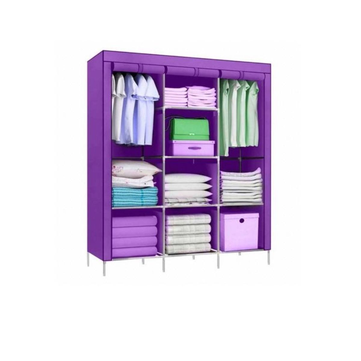 GENERICO - Closet Guarda Ropa Armable Ropero Grande 130cmx45cmx170cm