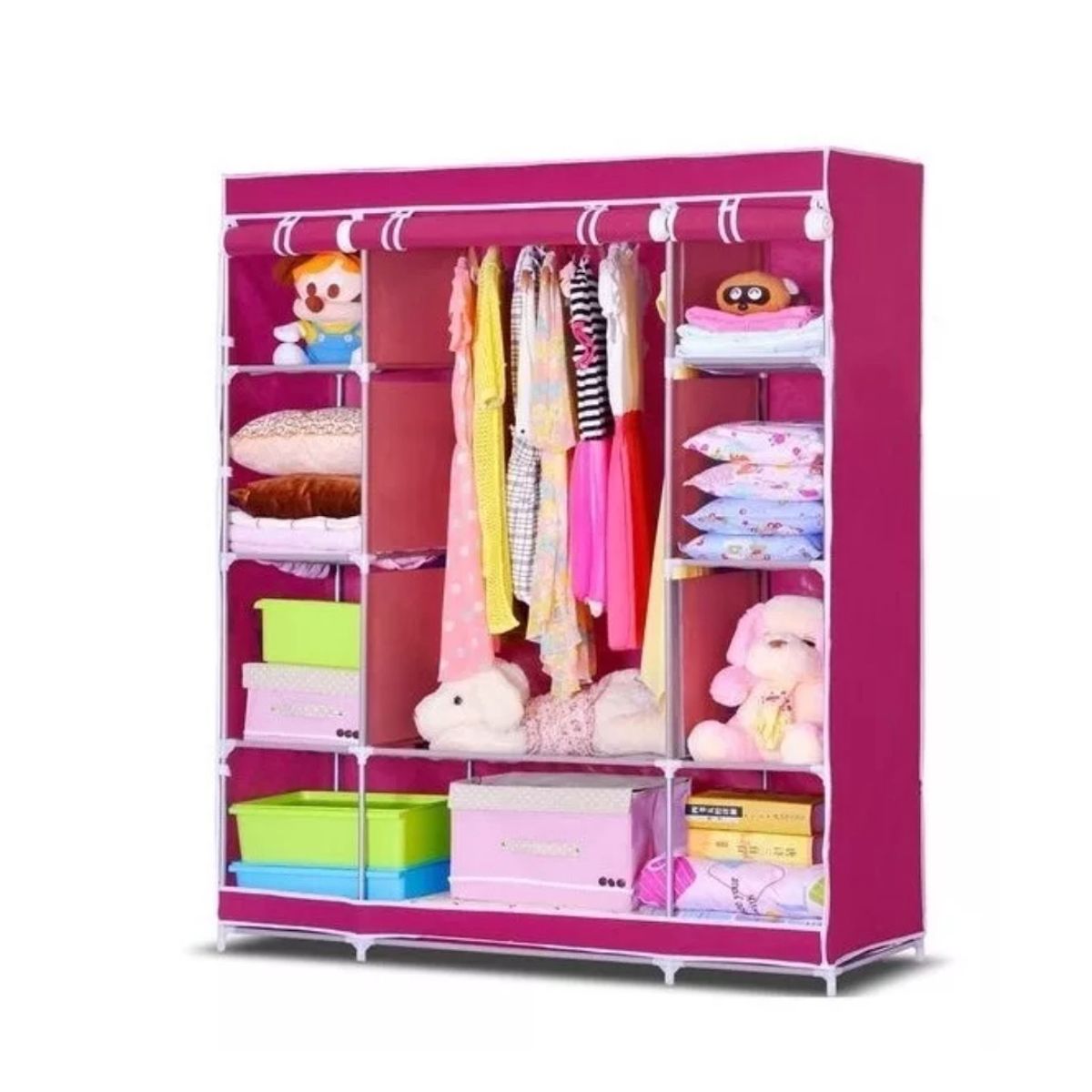 GENERICO - Closet Guarda Ropa Armable Ropero Grande 130cmx45cmx170cm