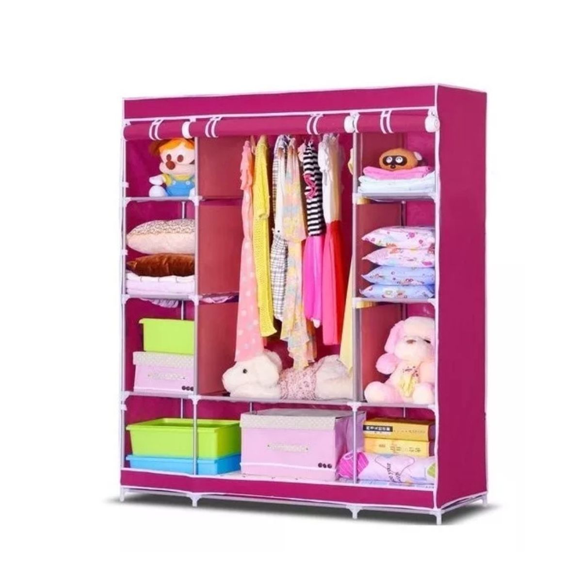 GENERICO - Closet Guarda Ropa Armable Ropero Grande 130cmx45cmx170cm