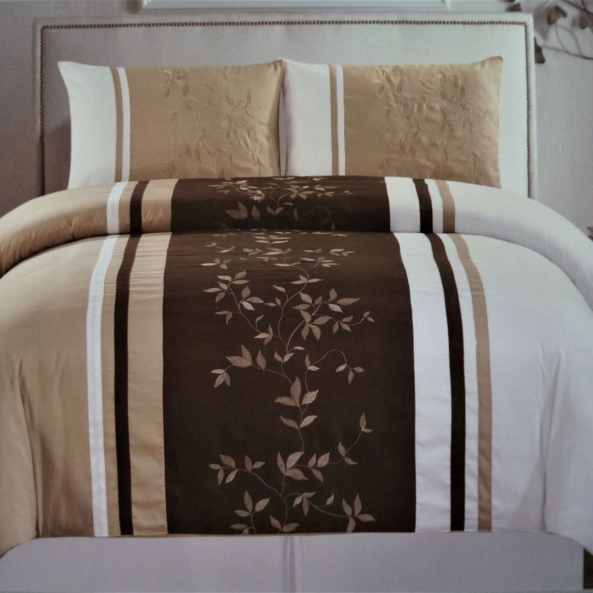 SILENZIO - Funda de Plumón Diseño Ramas 1 1/2 Plaza