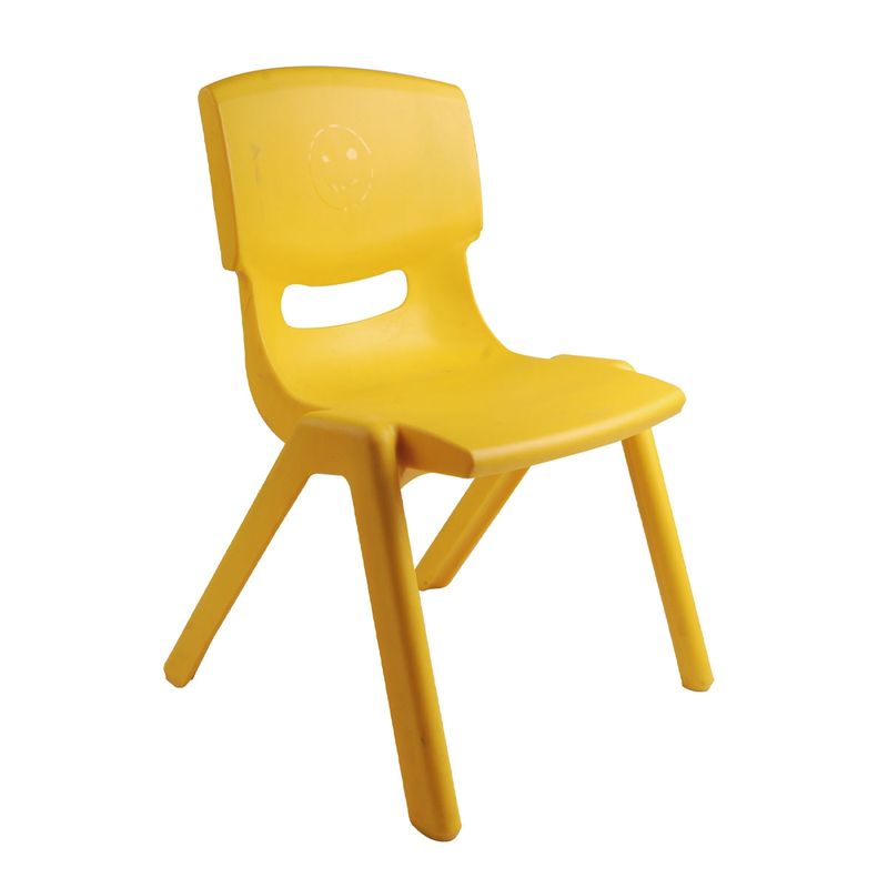 DACTIC - SILLA INFANTIL PLÁSTICA AMARILLA-