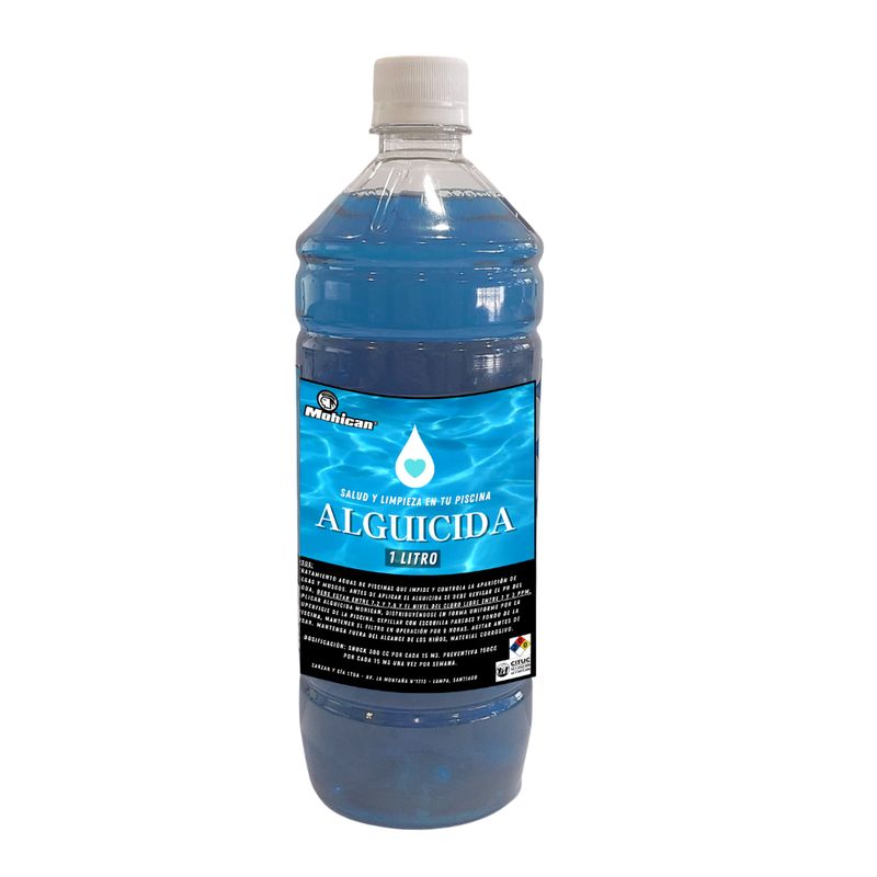 MOHICAN - ALGUICIDA PARA PISCINA LIQUIDO 1 LTS MOHICAN