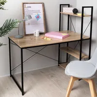 Escritorio Estilo Industrial Top Living Estantería Lateral Desk 4