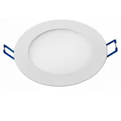 MEGABRIGHT - Panel Led Redondo 12w Embutido LUZ CALIDA