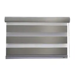 CLEMS CORTINAS - Cortina Roller Duo Blackout Lino 105X160