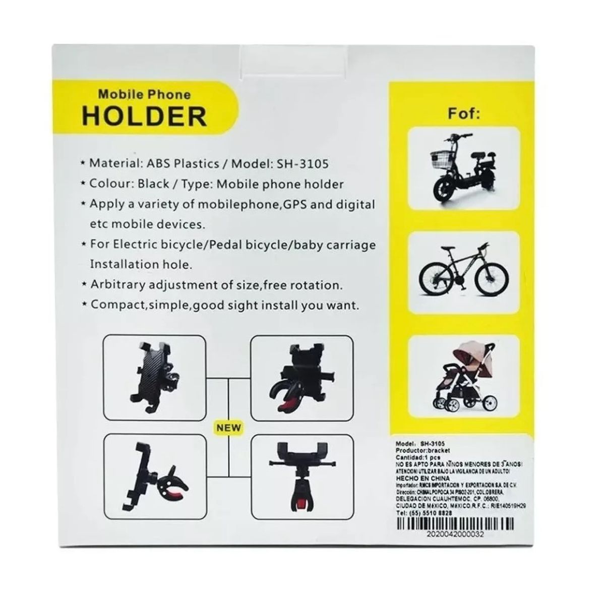 Soporte Para Moto Porta Celulares Sh-3105, marca GENERICO - Foto 2
