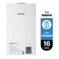 Calefont 16 litros Gas licuado Tiro natural
