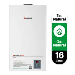 SPLENDID - Calefont 16 litros Gas natural Tiro natural