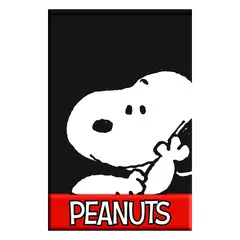 GENERICO - Libreta con Cierre Magnético Snoopy asomado