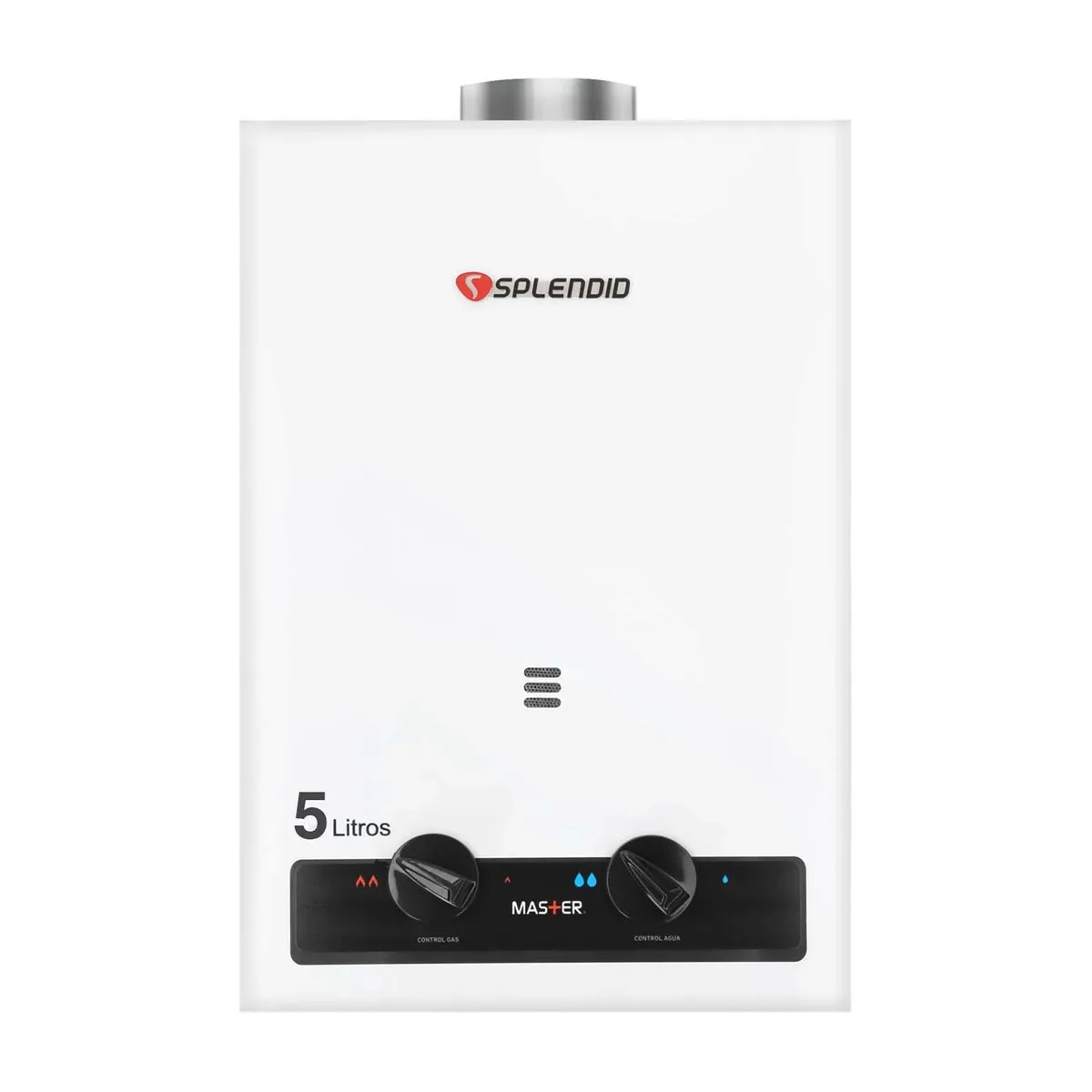 SPLENDID - Calefont 5 litros Gas licuado Tiro natural Splendid