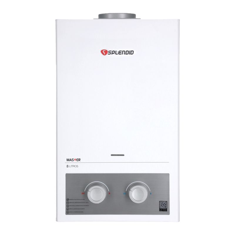 SPLENDID - Calefont 8 litros Gas natural Tiro natural Splendid