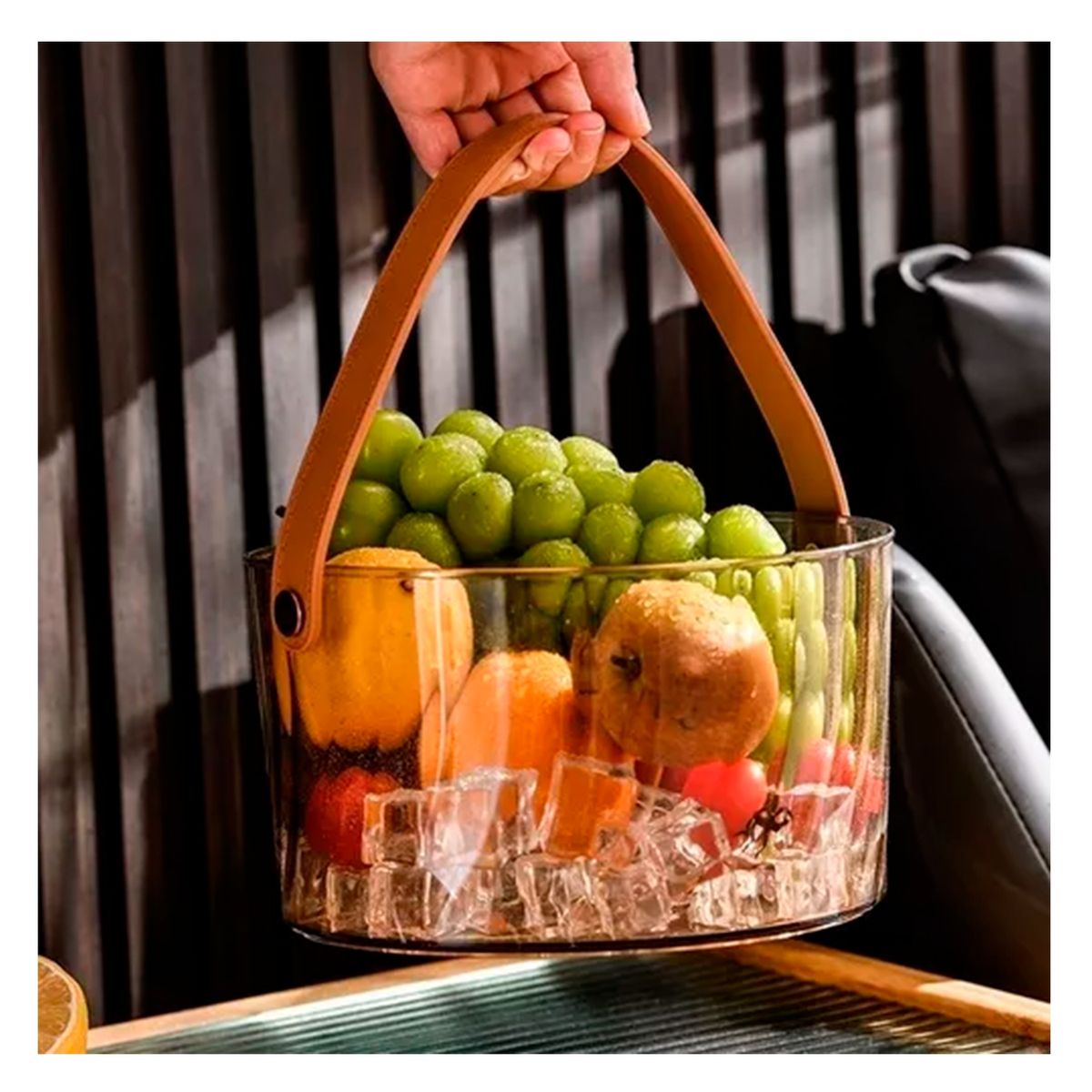 GENERICO - Hielera Cubetera Para Botella Y Latas Verde