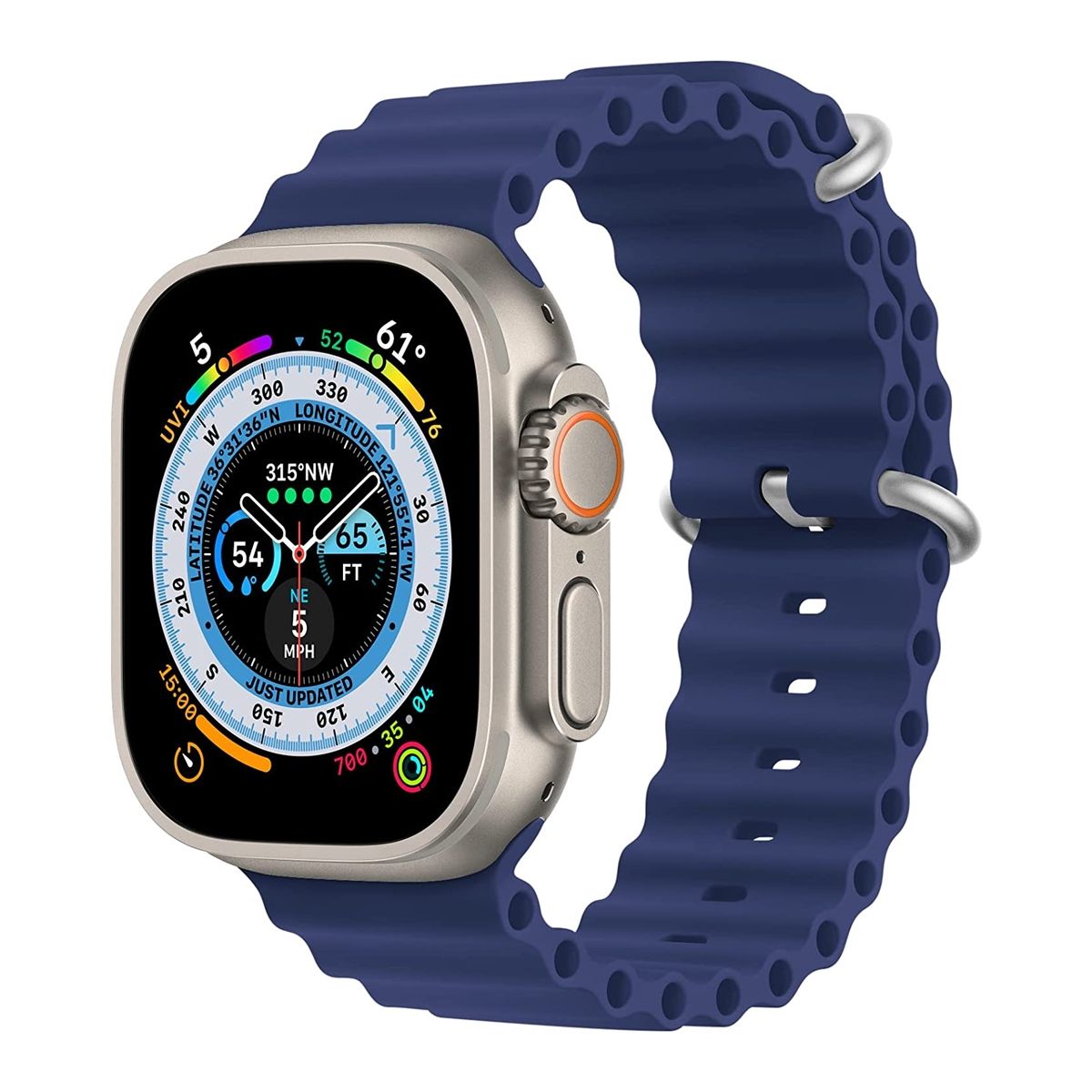 GENERICO - Correa Para Apple Watch Deportiva Ocean Silicon 42 / 44 / 45 / 49 mm