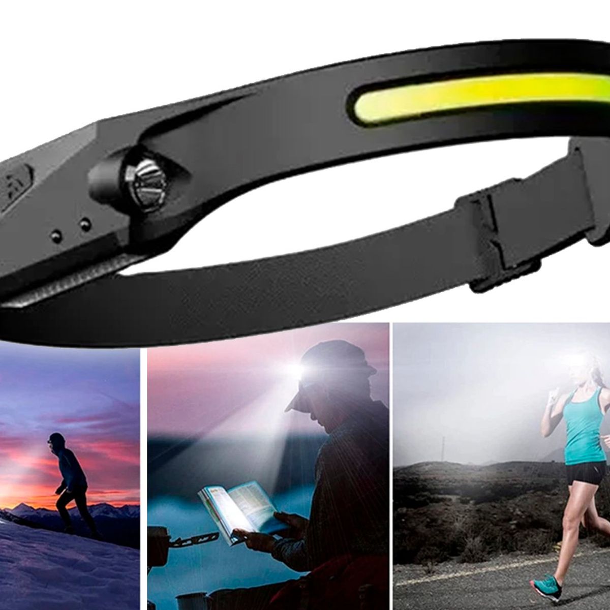 GENERICO - Linterna Cintillo Led Brillante Cabeza Encendido