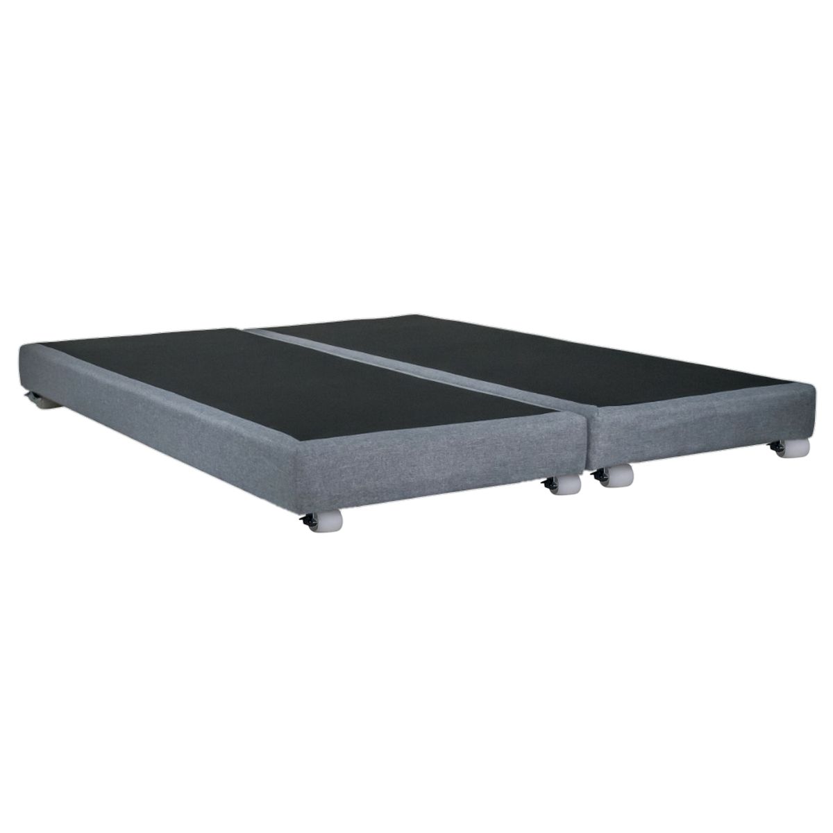 BLOCCARE - Base Cama King Div. largo 200 cm Box 30 cm - Ruedas Barril 1.2 cm