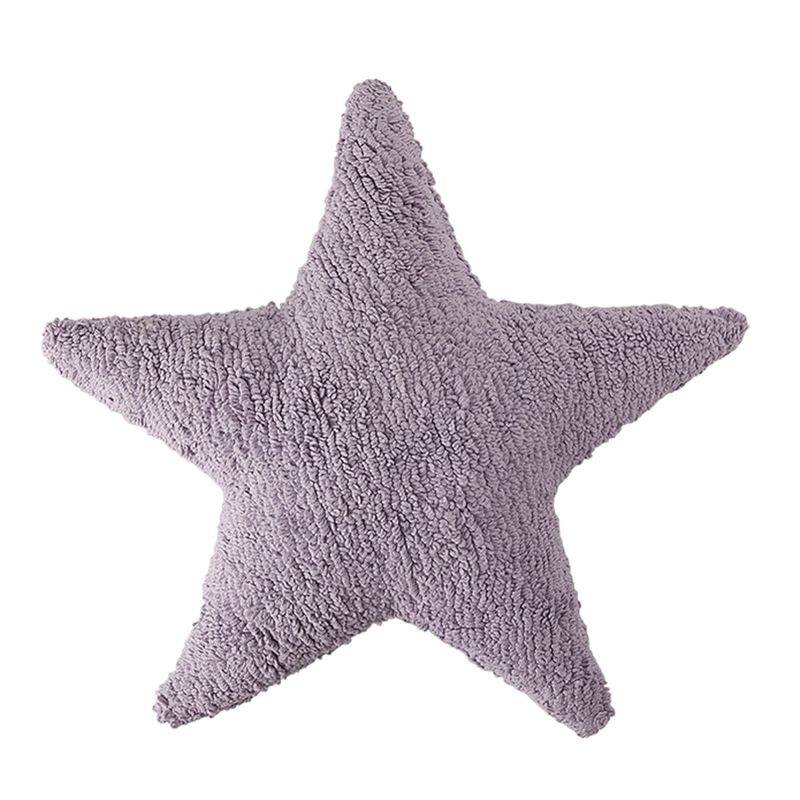 SUR DISEÑO - Cojín Estrella Malva 50 x 50cm