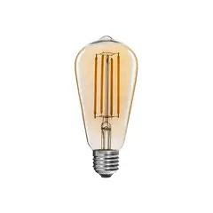 GENERICO - Ampolleta Vintage Filamento Led 4w Luz Cálida Ahorradora
