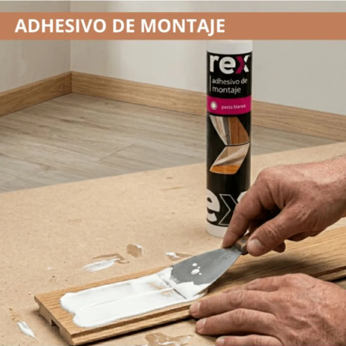 REX - Adhesivo de Montaje Rex Cartucho 300 ml