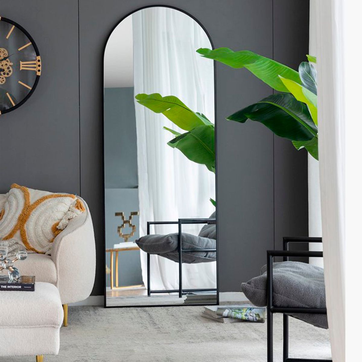 FORM DESIGN - Espejo Asturias Negro Form