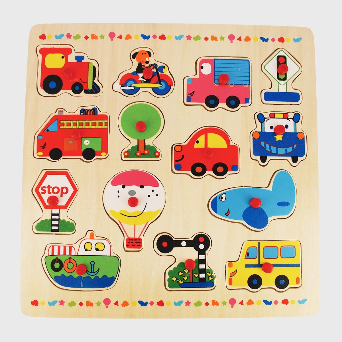 DACTIC - ENCAJE CON MANGO MEDIOS DE TRANSPORTE-