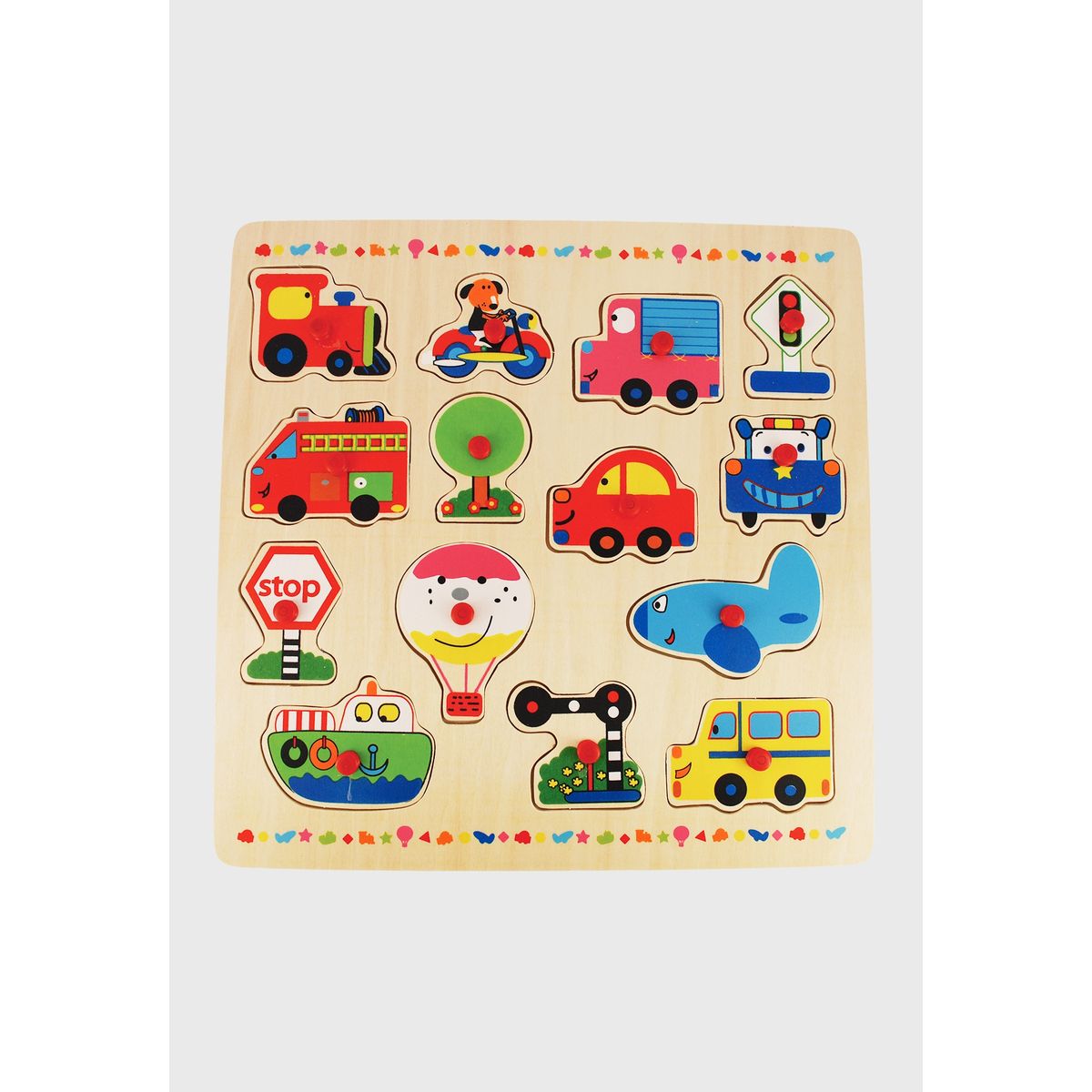 DACTIC - ENCAJE CON MANGO MEDIOS DE TRANSPORTE-