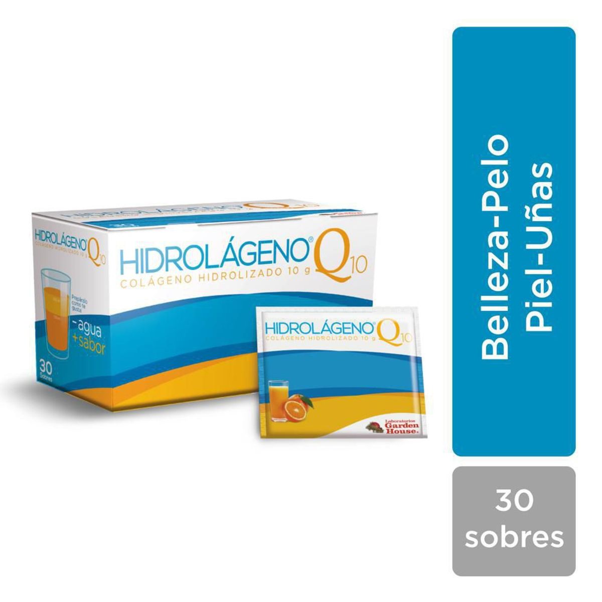HIDROLAGENO - Hidrolágeno HQ10 Colageno Hidrolizado x 30 Sobres