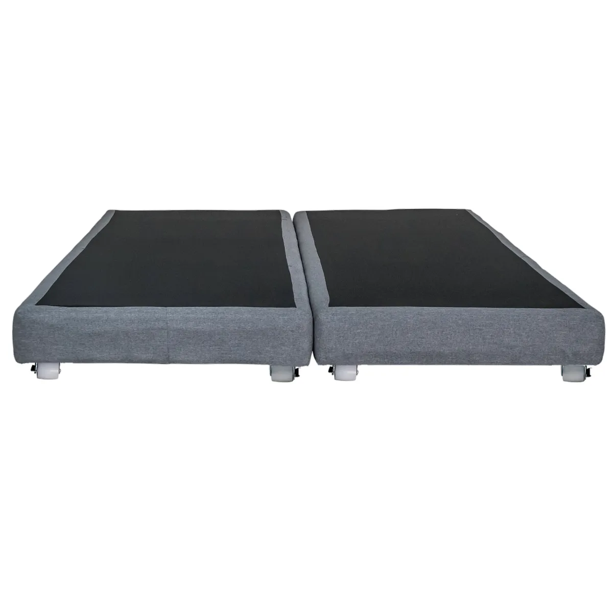 BLOCCARE - Base de Cama Super King Box 13 cm Dividida largo 200 cm - Rueda Barril 1.2 cm