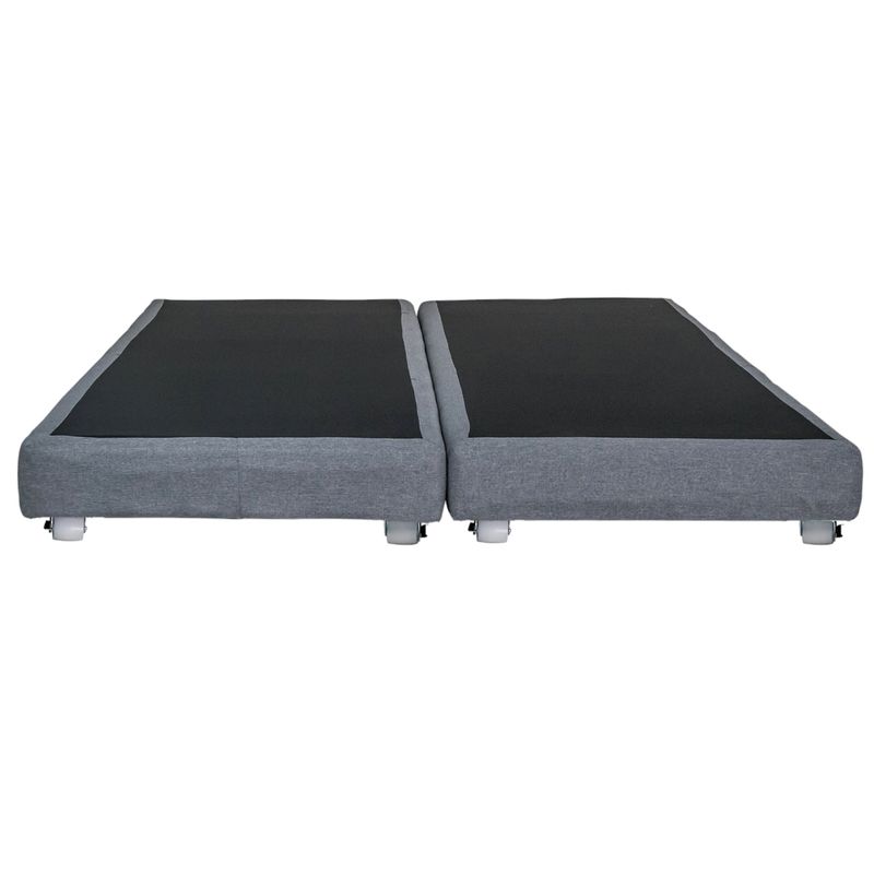 BLOCCARE - Base de Cama Super King Dividida largo 200 cm - con Rueda Barril