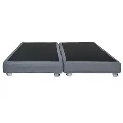 BLOCCARE - Base de Cama Super King Dividida largo 200 cm - con Rueda Barril