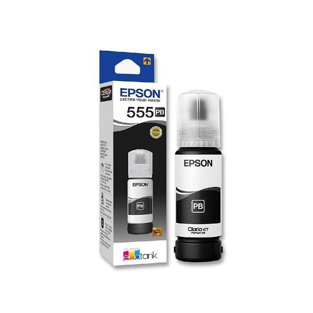 EPSON - Tinta Epson 555 PB Negro Fotográfico T555120 para L8160 - L8180
