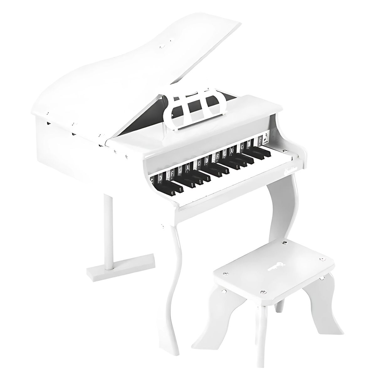 ONSHINE - MINI PIANO DE COLA PARA NIÑOS BLANCO