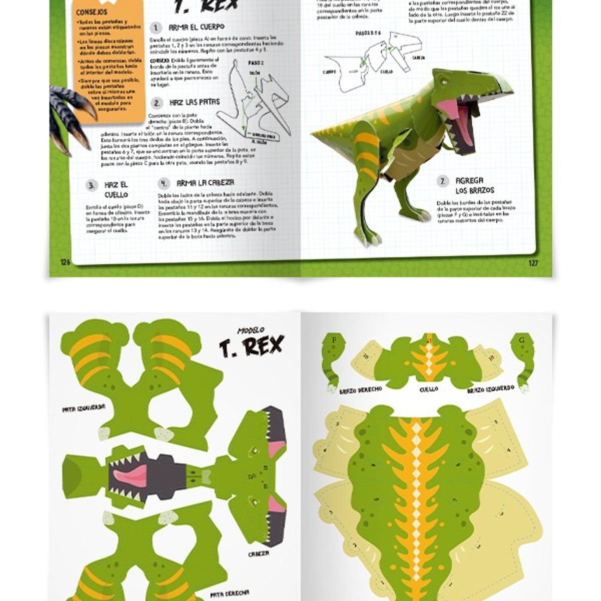 EDITORIAL CONTRAPUNTO - El Increíble Mundo De… Los Dinosaurios (+ Modelo 3d)