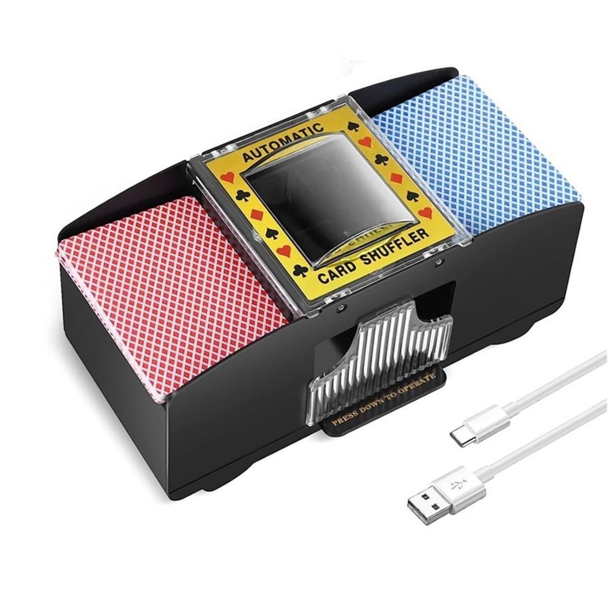 VADELL - BARAJADOR DE NAIPE 2 BARAJAS CON USB VADELL