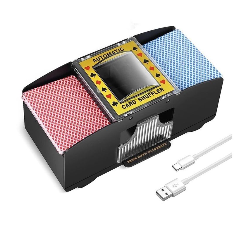 VADELL - BARAJADOR DE NAIPE 2 BARAJAS CON USB VADELL